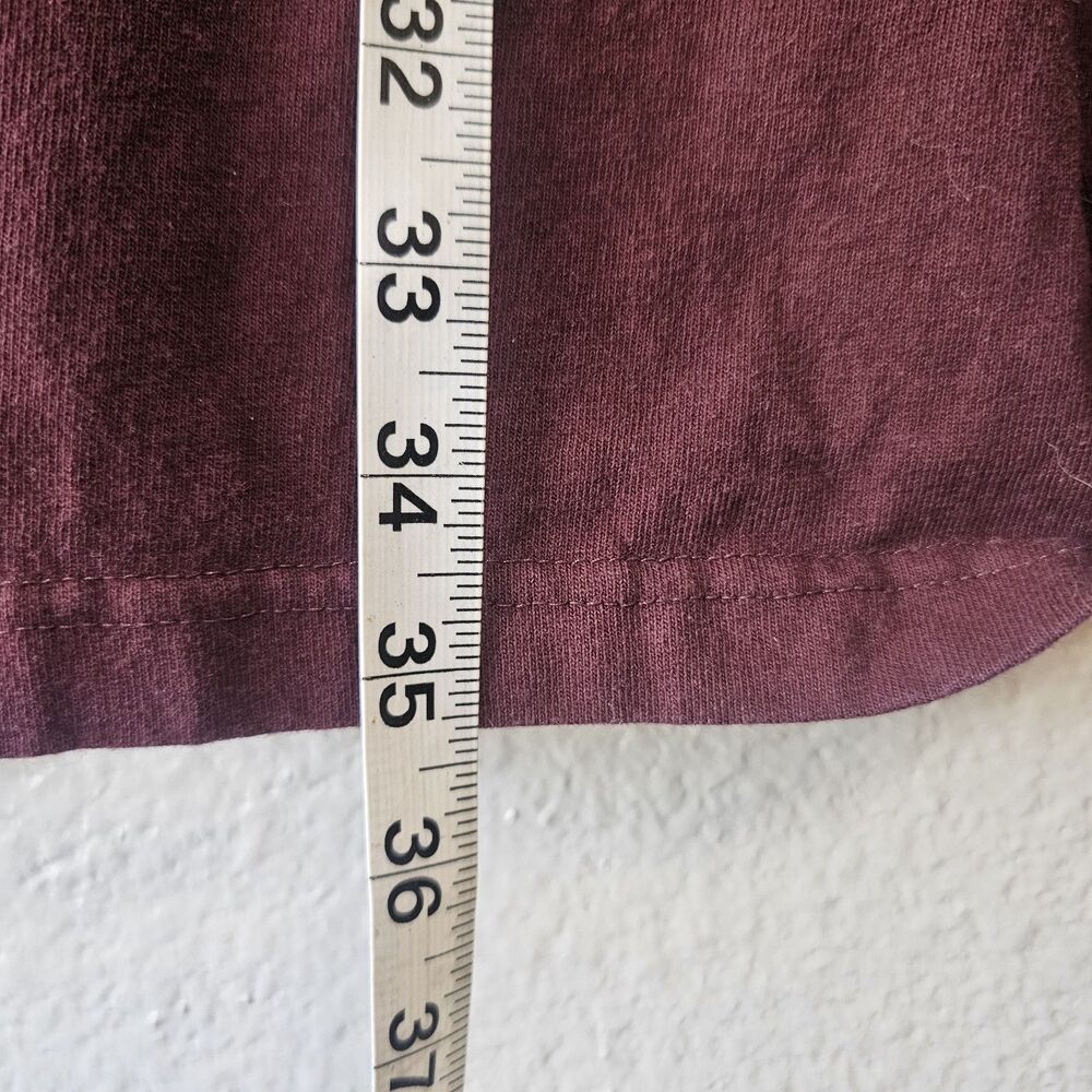 Carhartt K126 Basic Long Sleeve Pocket T Shirt Mens 2XLT Burgundy Gorpcore S580 - Picture 4 of 8
